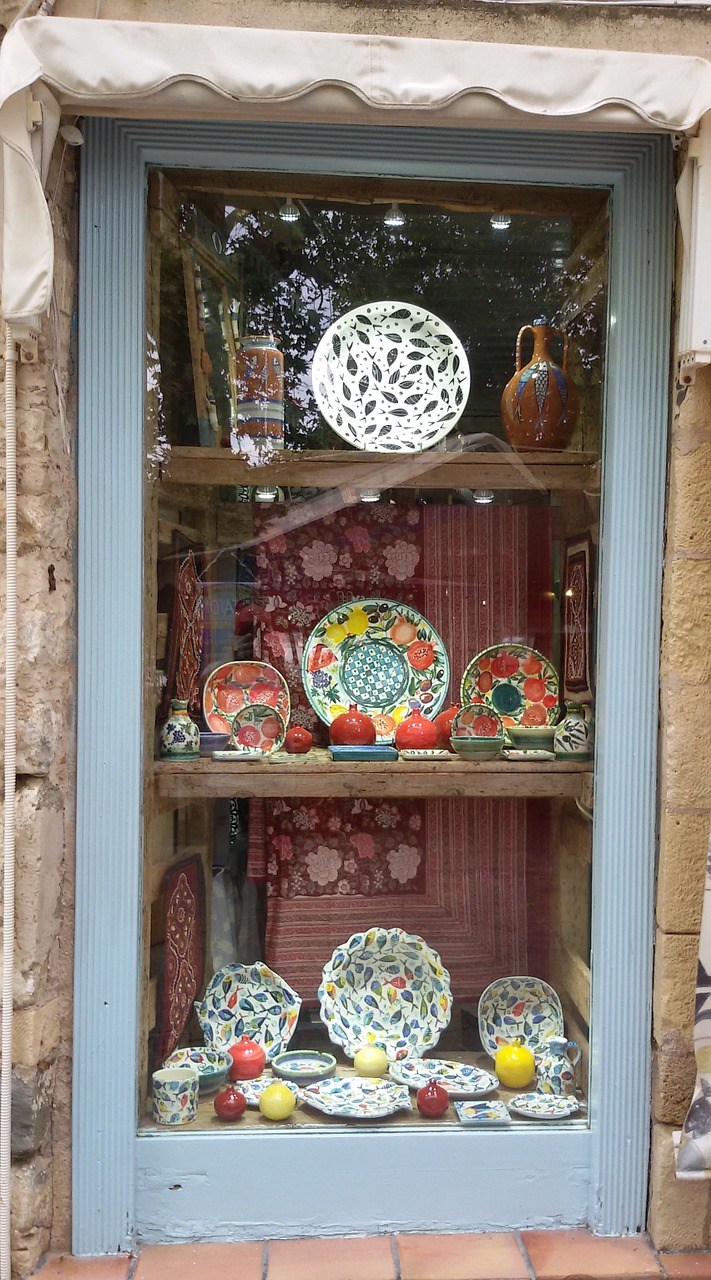 showcase shop greece free photo