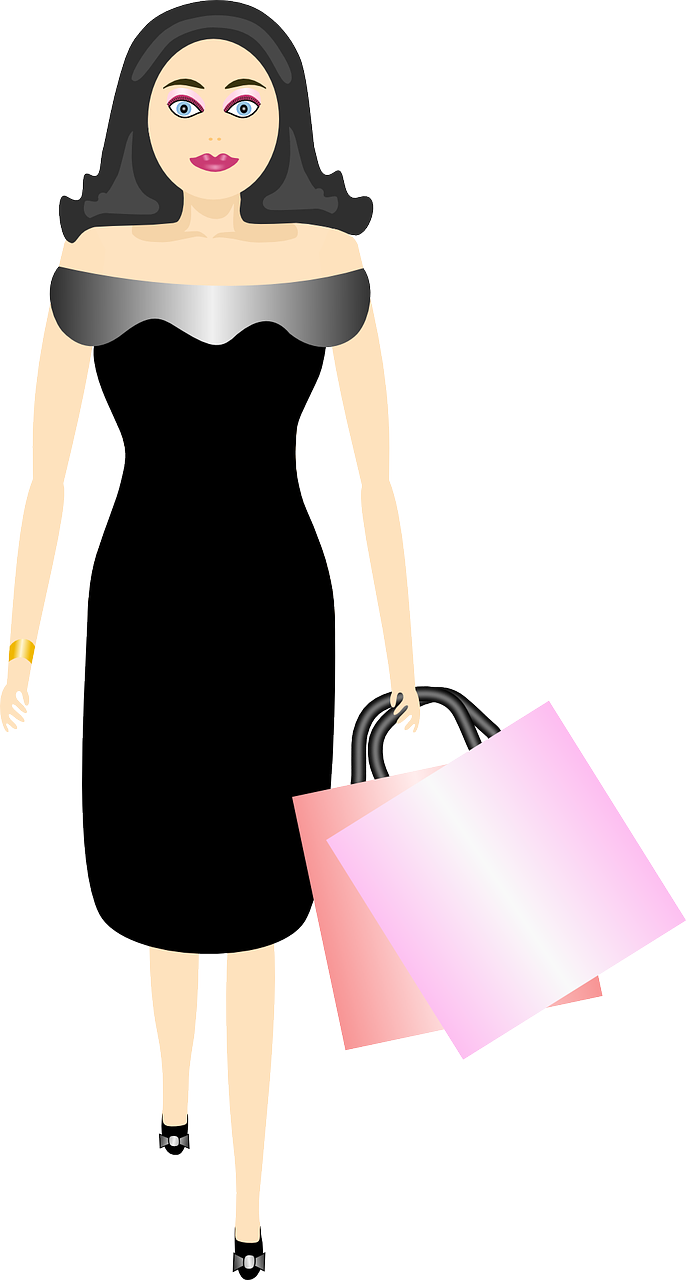 shopping woman bags free photo