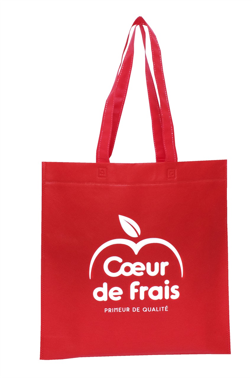 shopping bag bag advertising reusable bag free photo