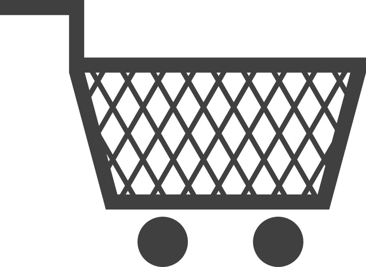 shopping cart shopping icon free photo