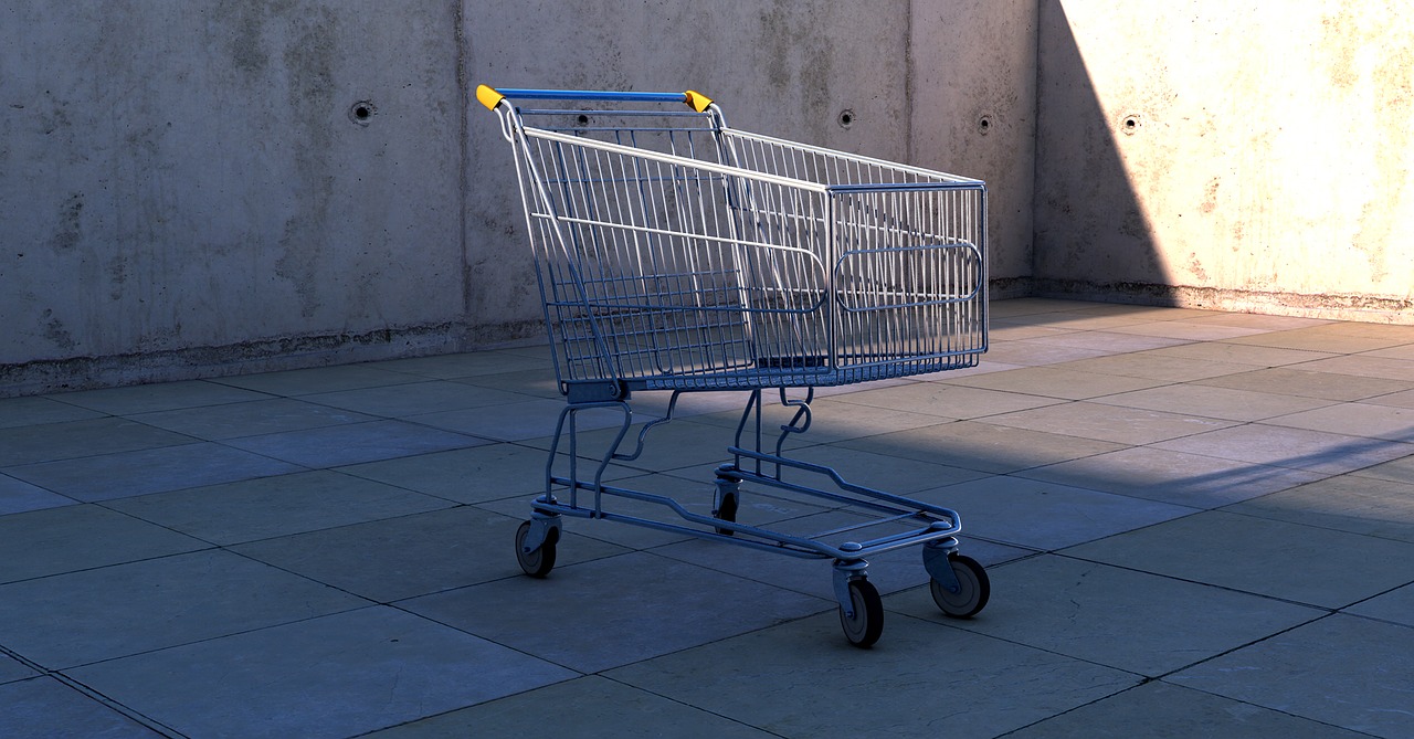 shopping cart dolly cart shopping free photo