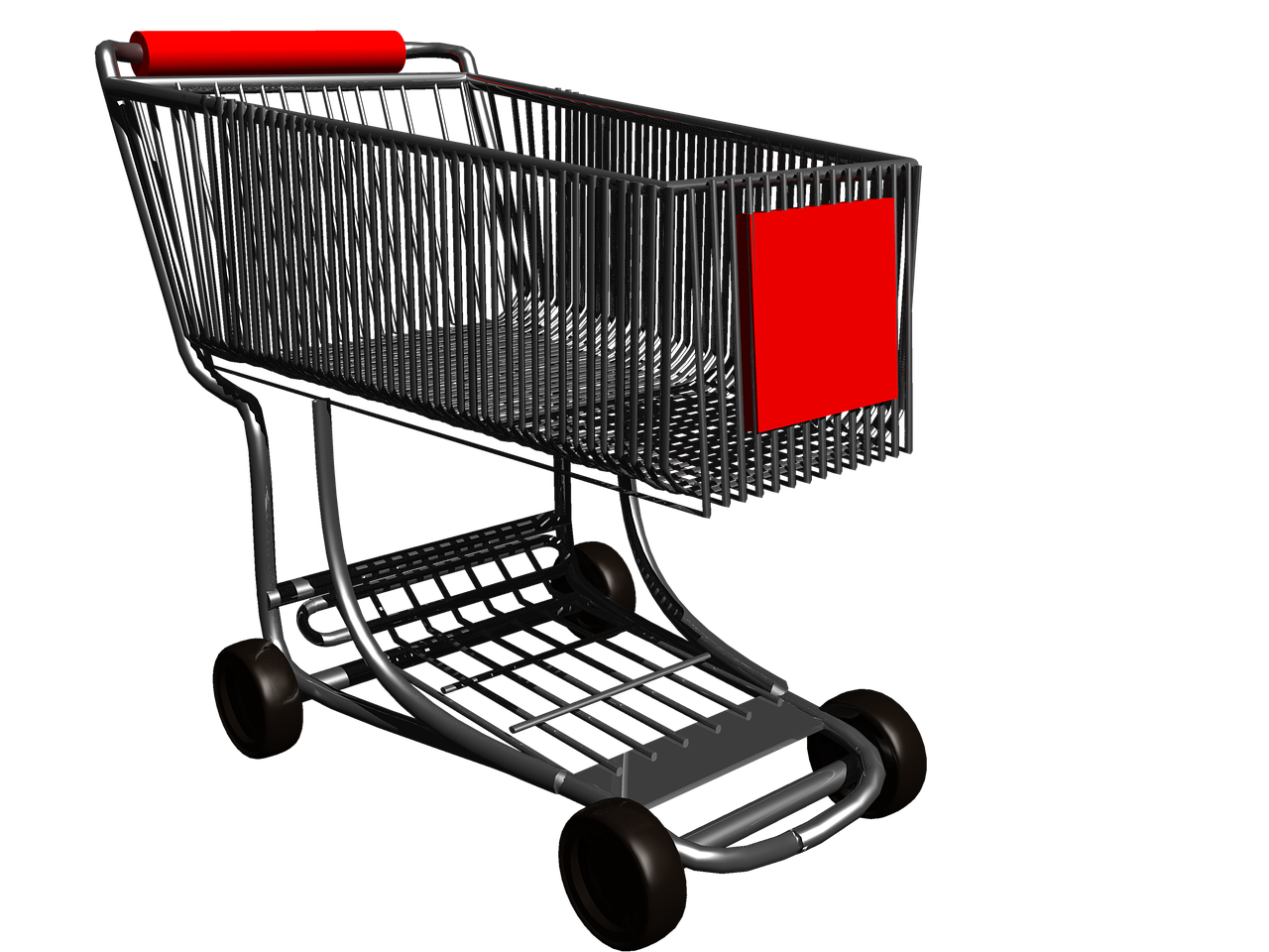 shopping cart isolated exemption free photo