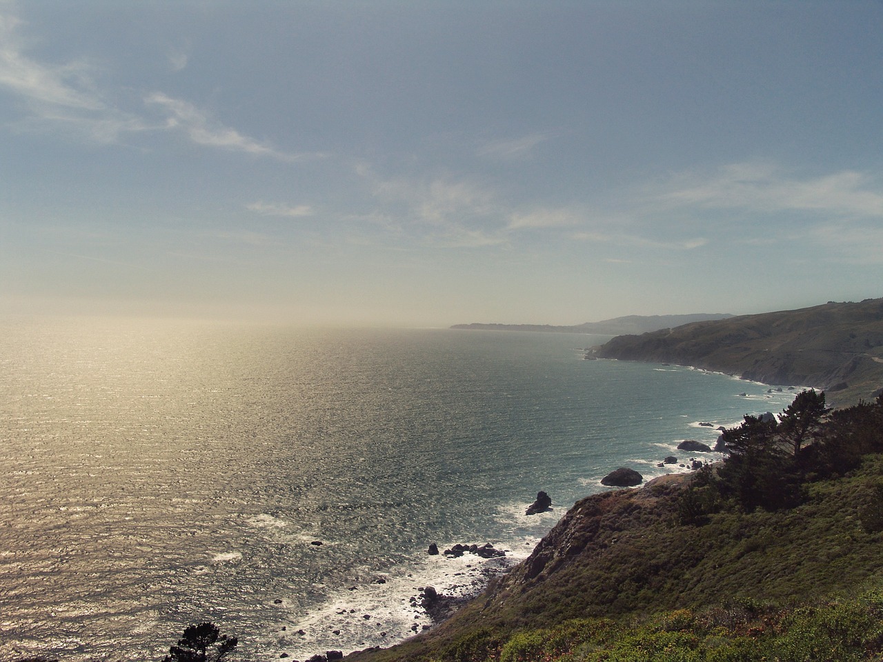 shore coast coastline free photo