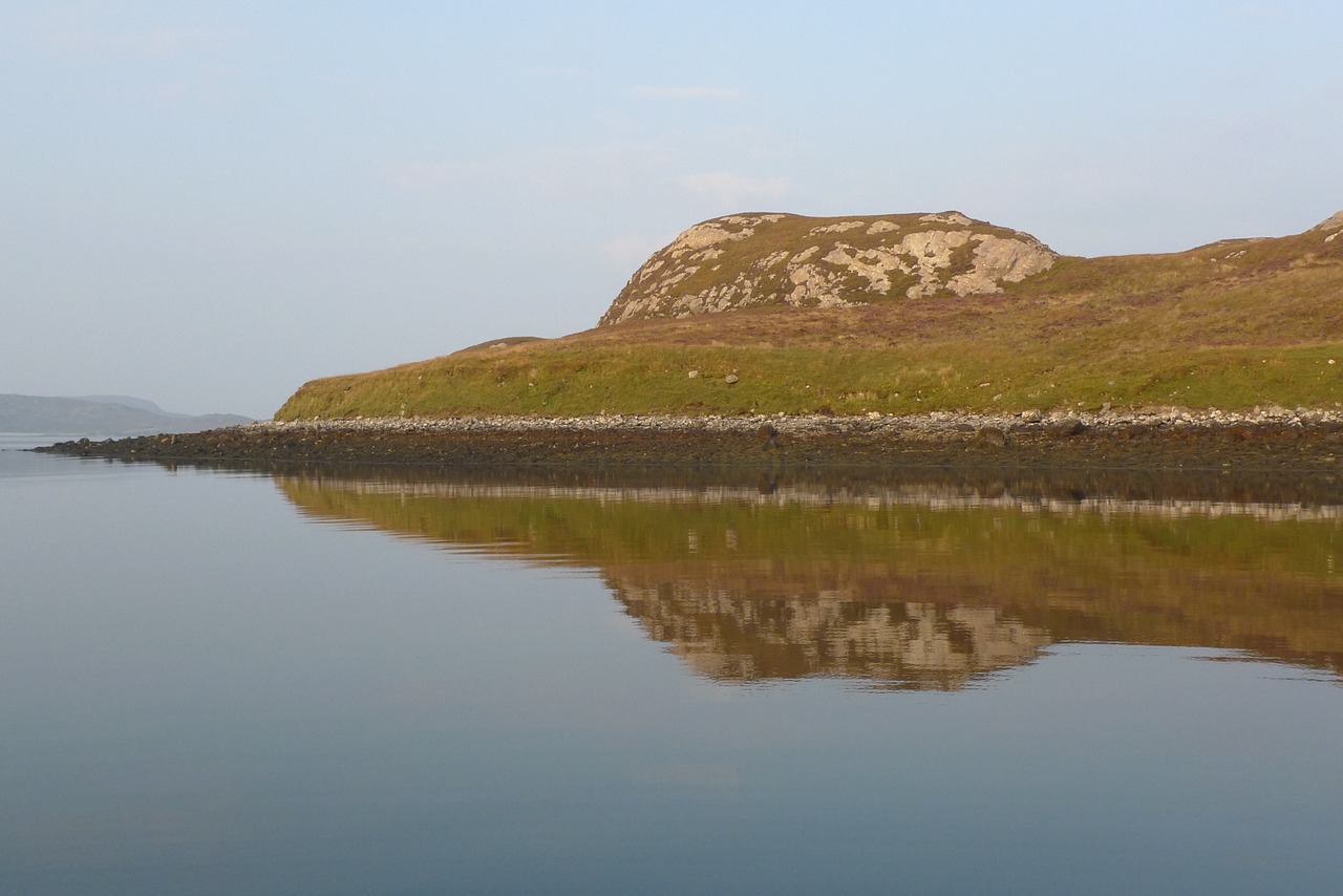 shore shoreline reflection free photo