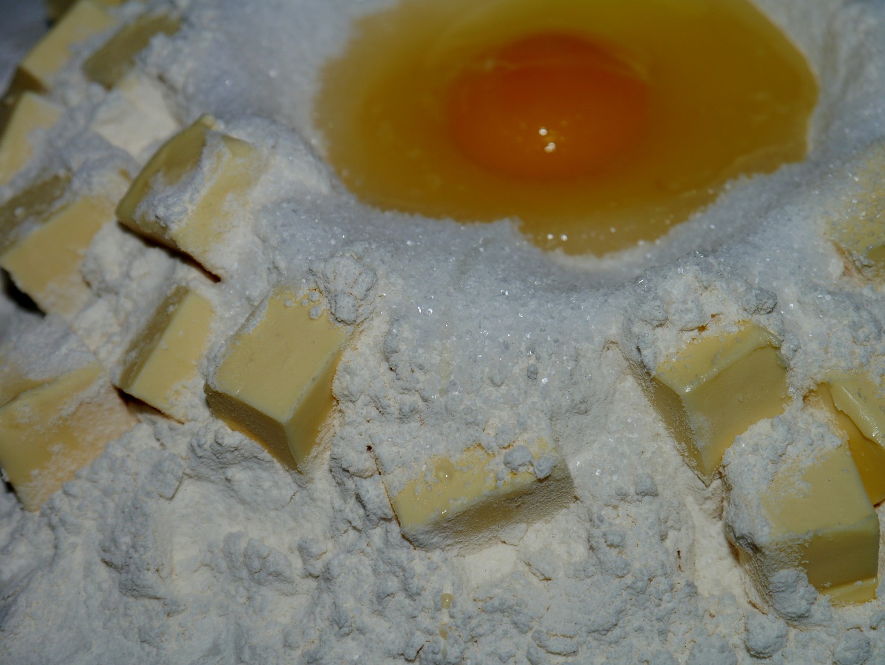 shortcrust pastry egg sugar free photo
