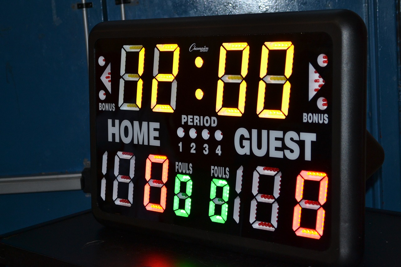 shot clock basketball home game free photo