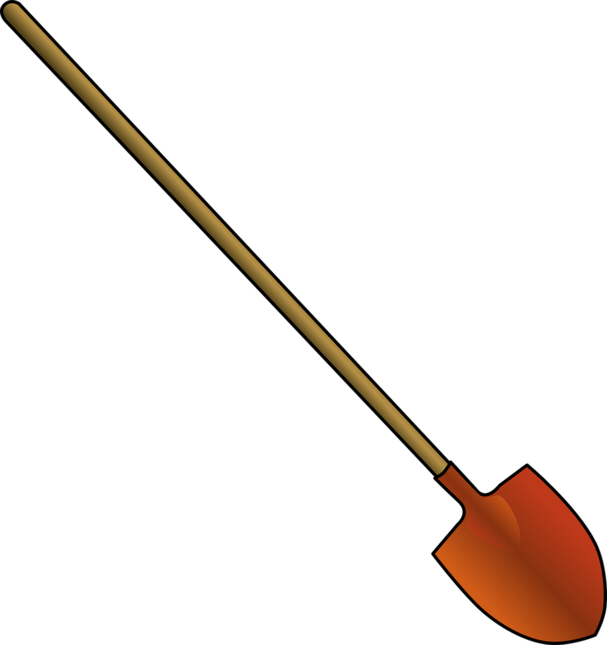 shovel tool gardening free photo