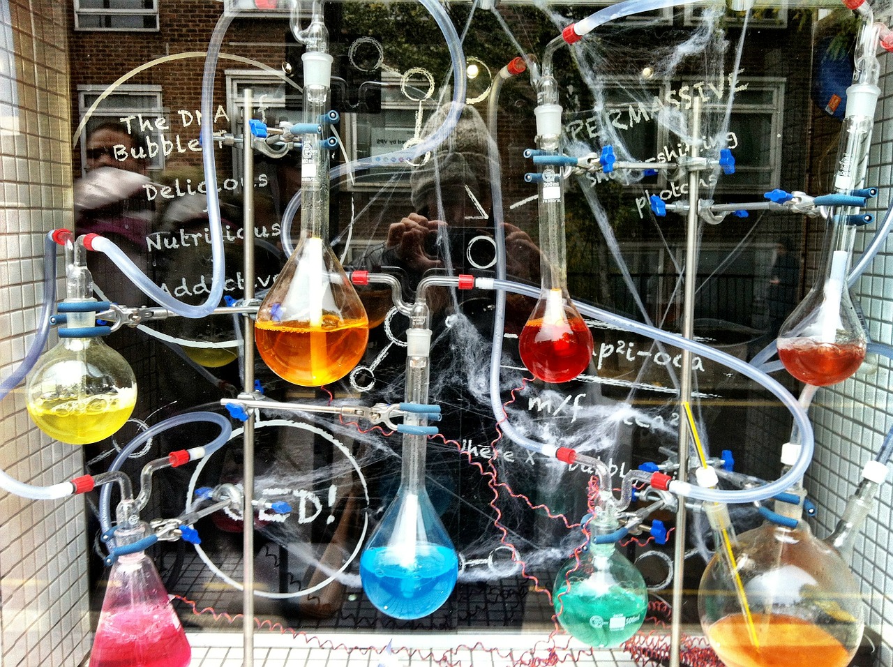 showcase colorful chemistry free photo