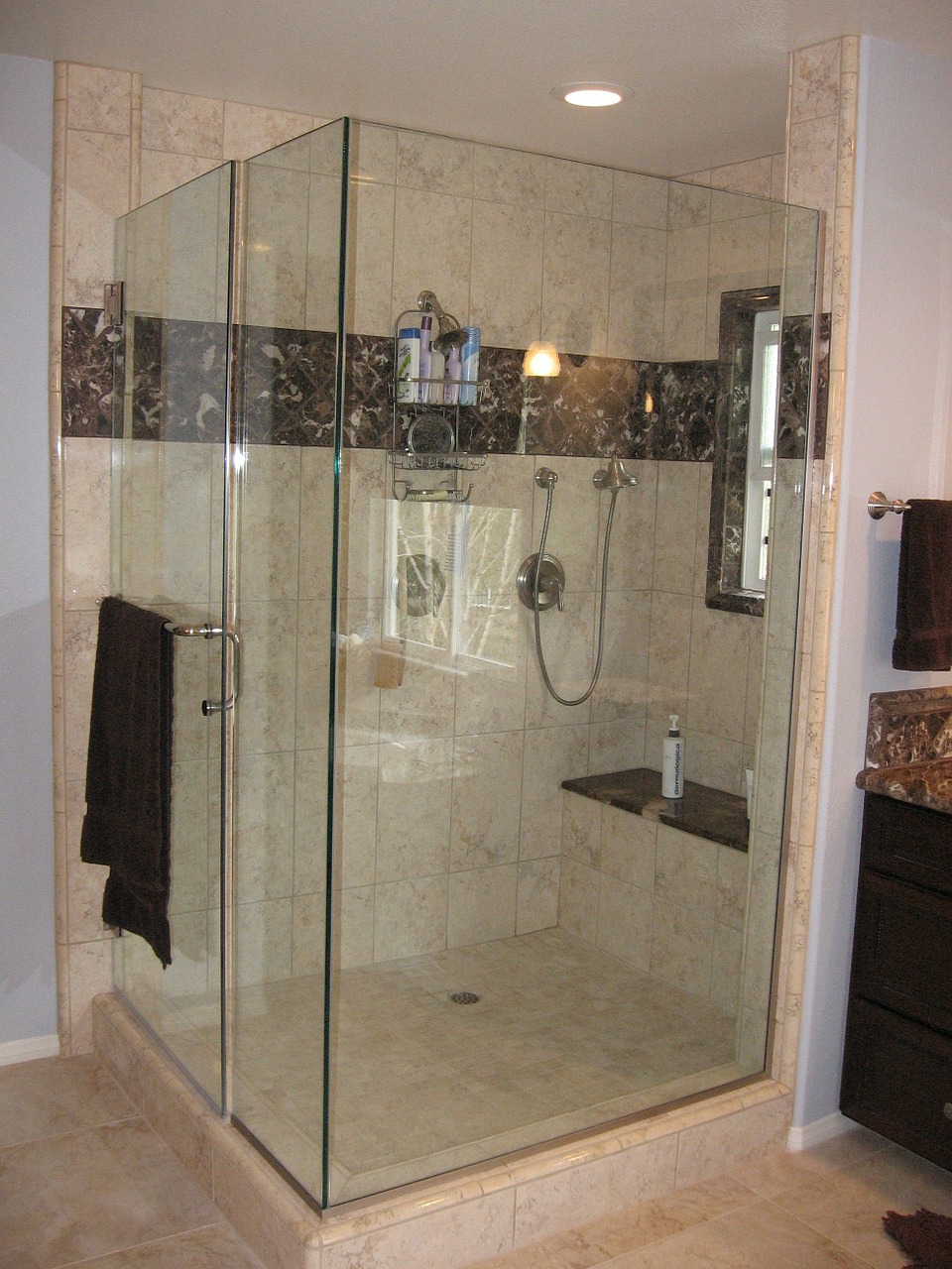 shower bathroom large free photo