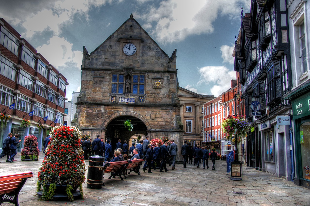 shrewsbury  shropshire  town free photo