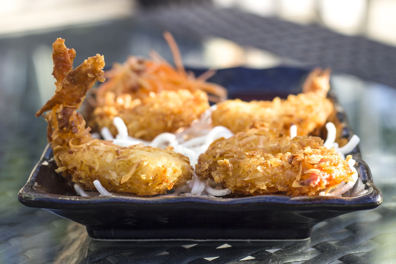 shrimp crispy fried free photo