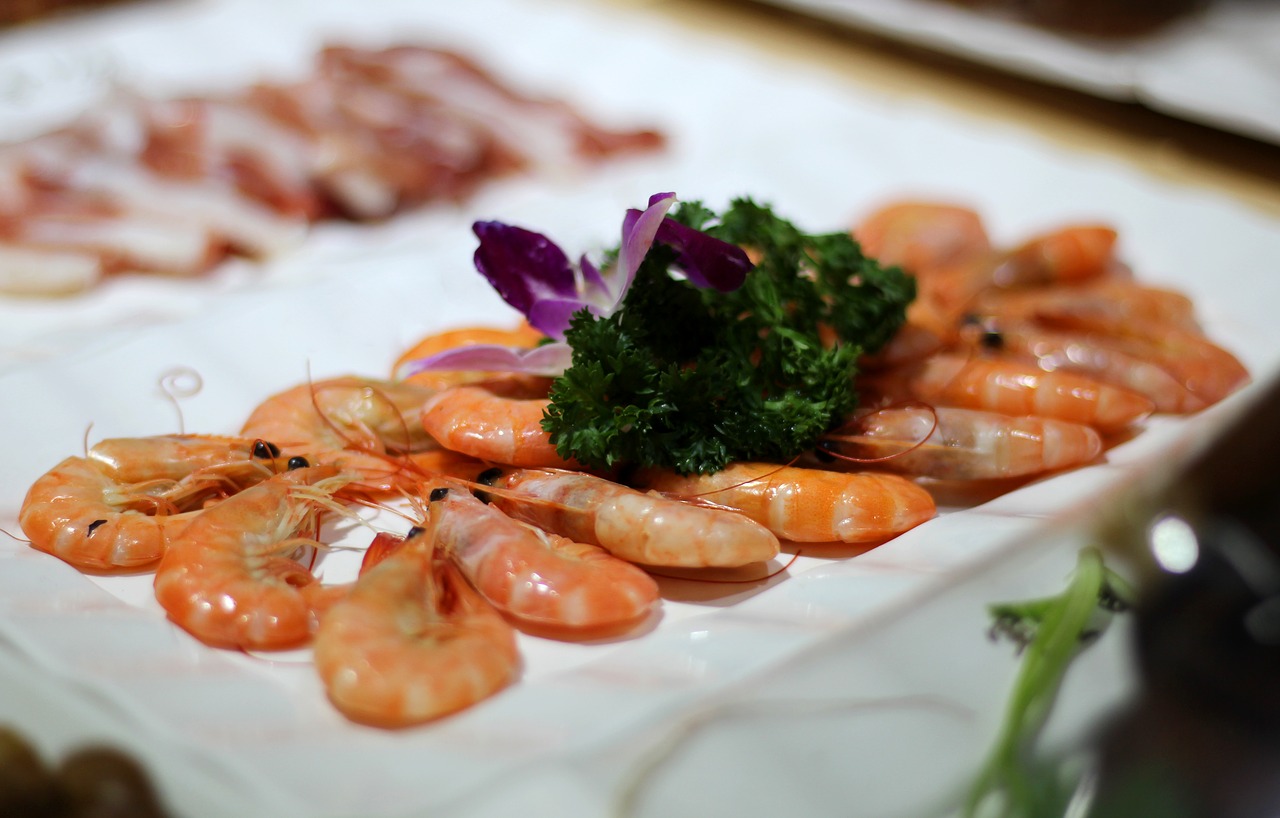 shrimp  seafood  gourmet free photo