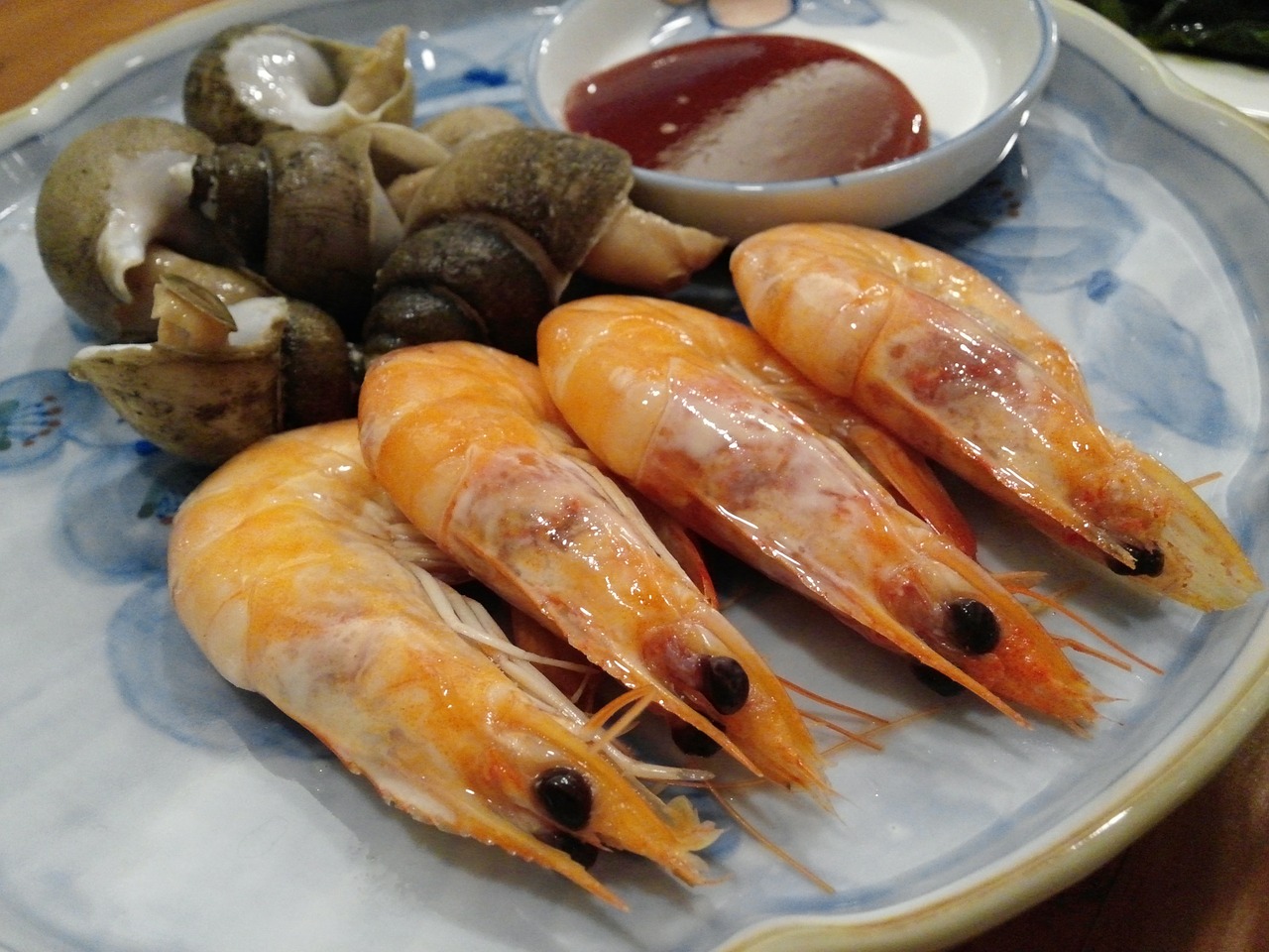 shrimp seafood cooking free photo
