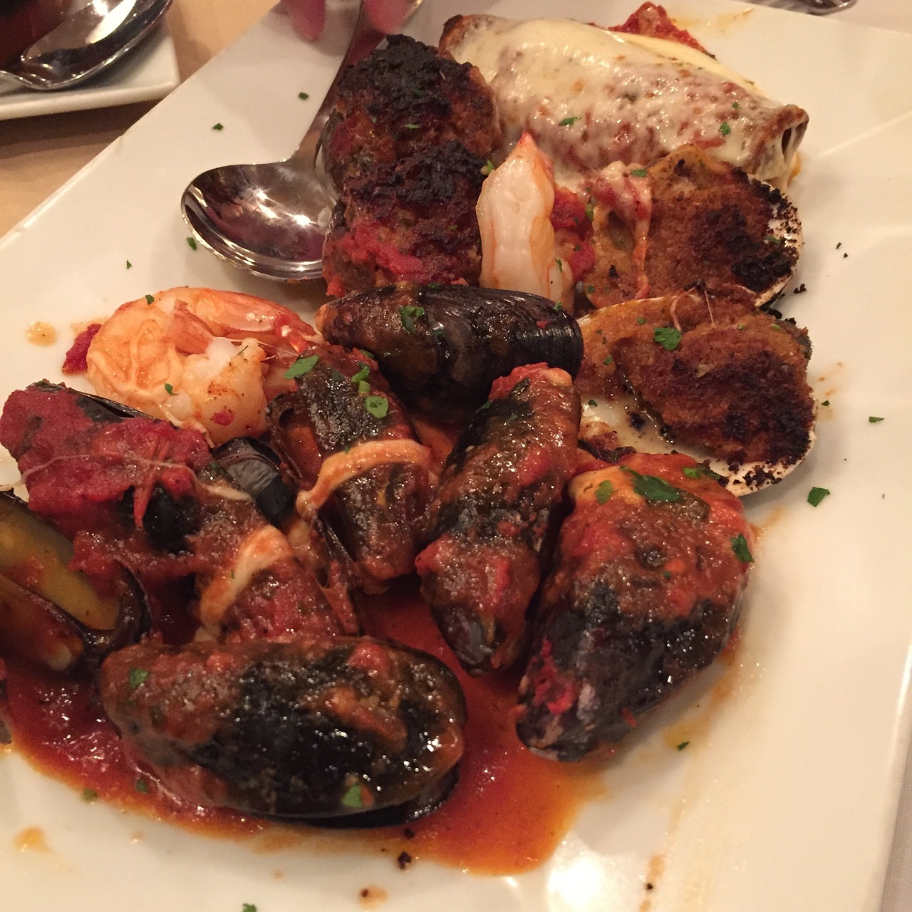 shrimp mussels seafood free photo
