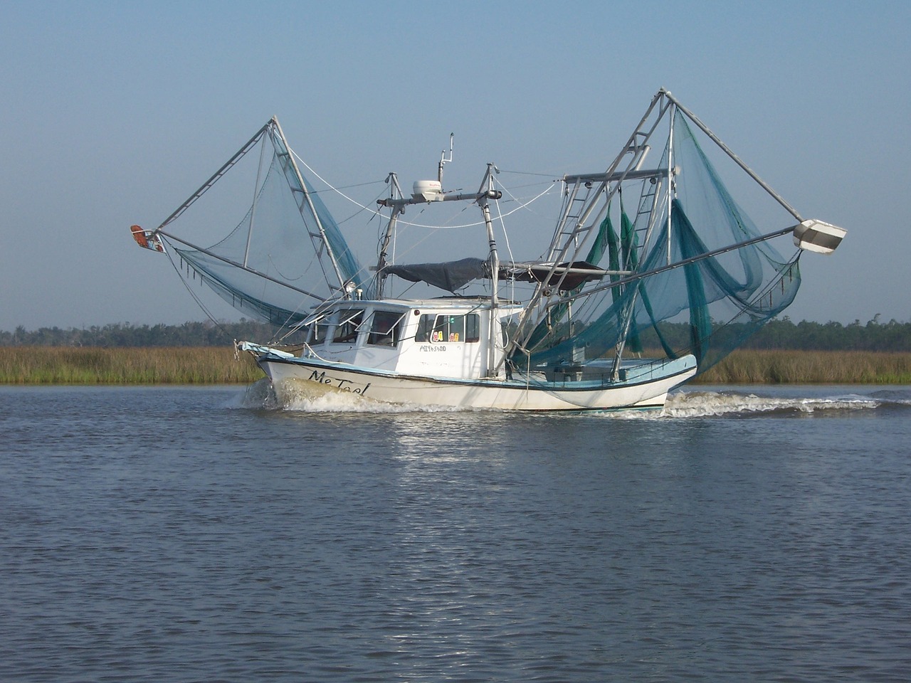 shrimp boat bayou mississippi free photo