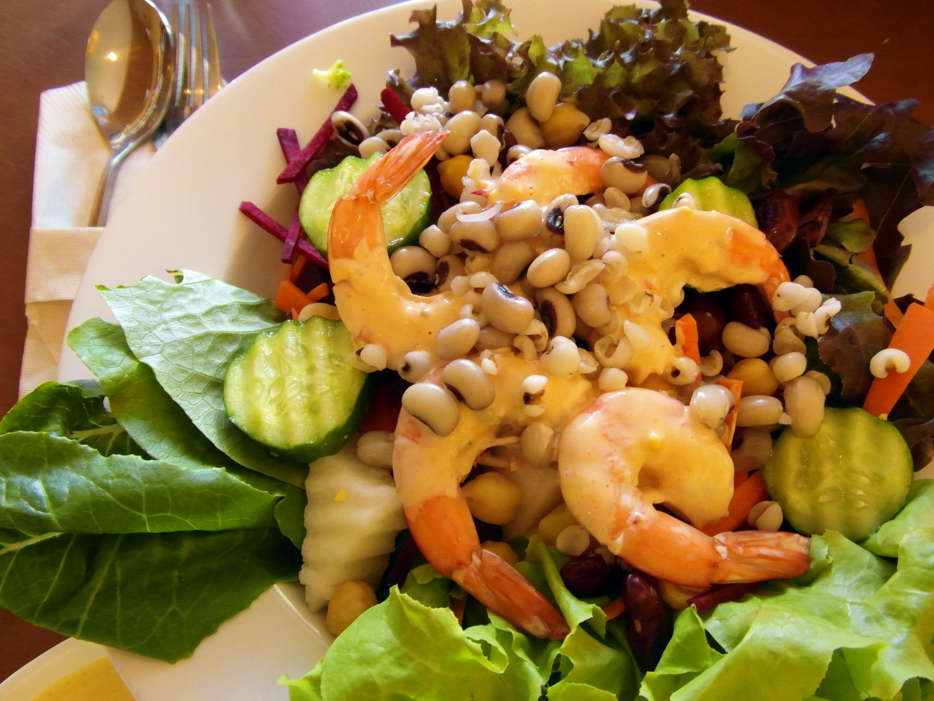 shrimp prawn salad free photo