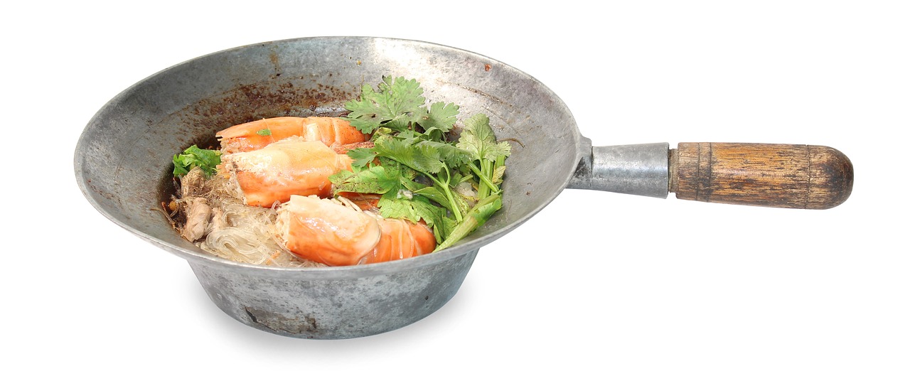 shrimp vermicelli  casserole  food free photo