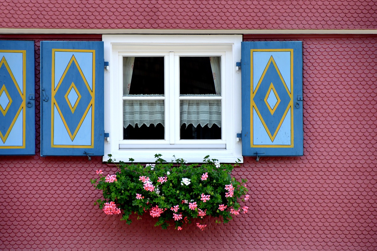 shutter farmhouse flower free photo