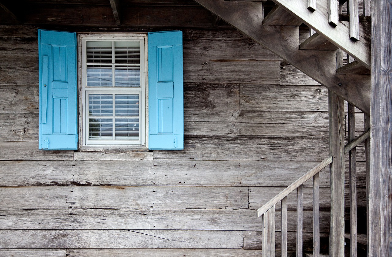 shutters caribbean architecture free photo