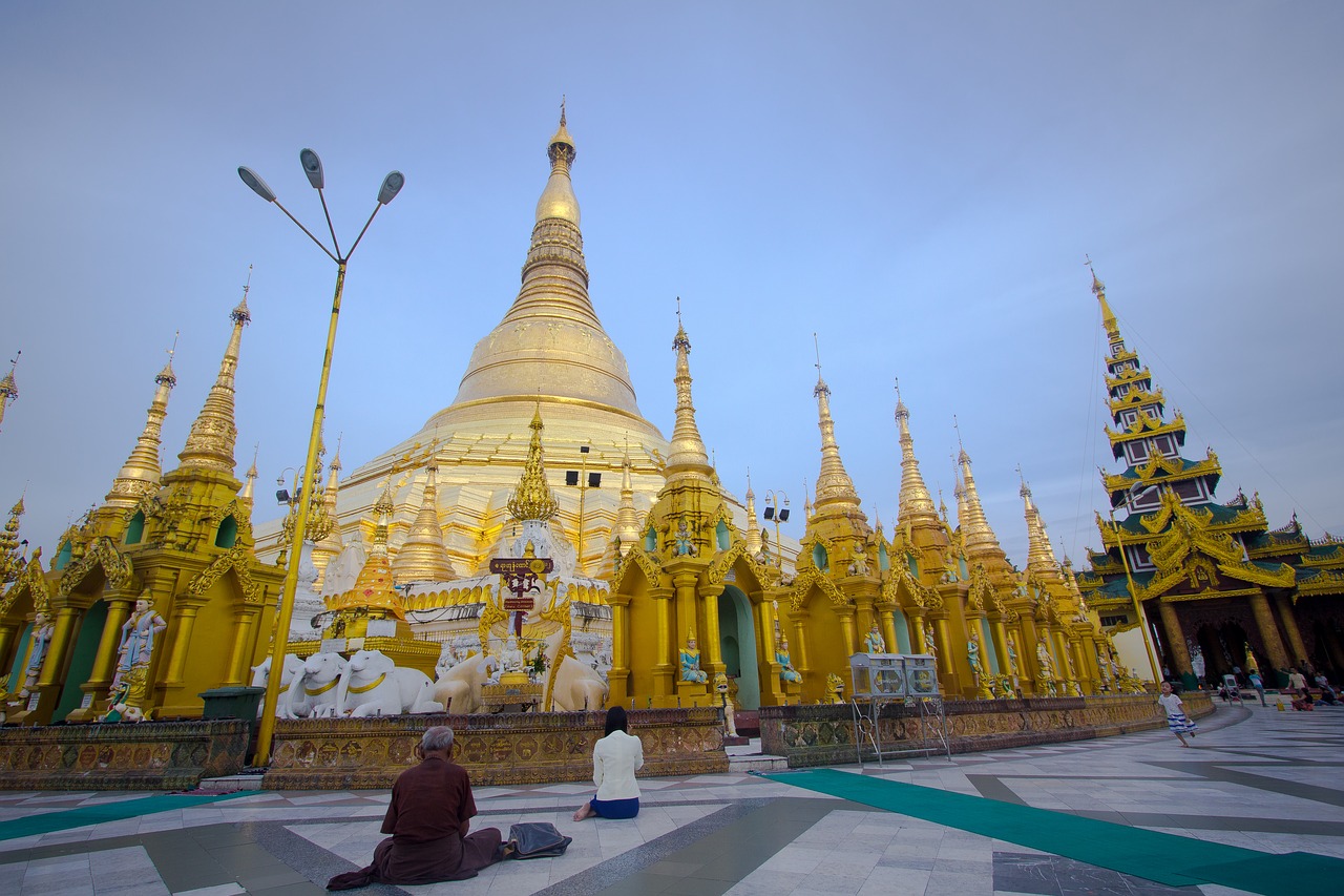 shwedagon pagoda yangon-myanmar myanmar free photo