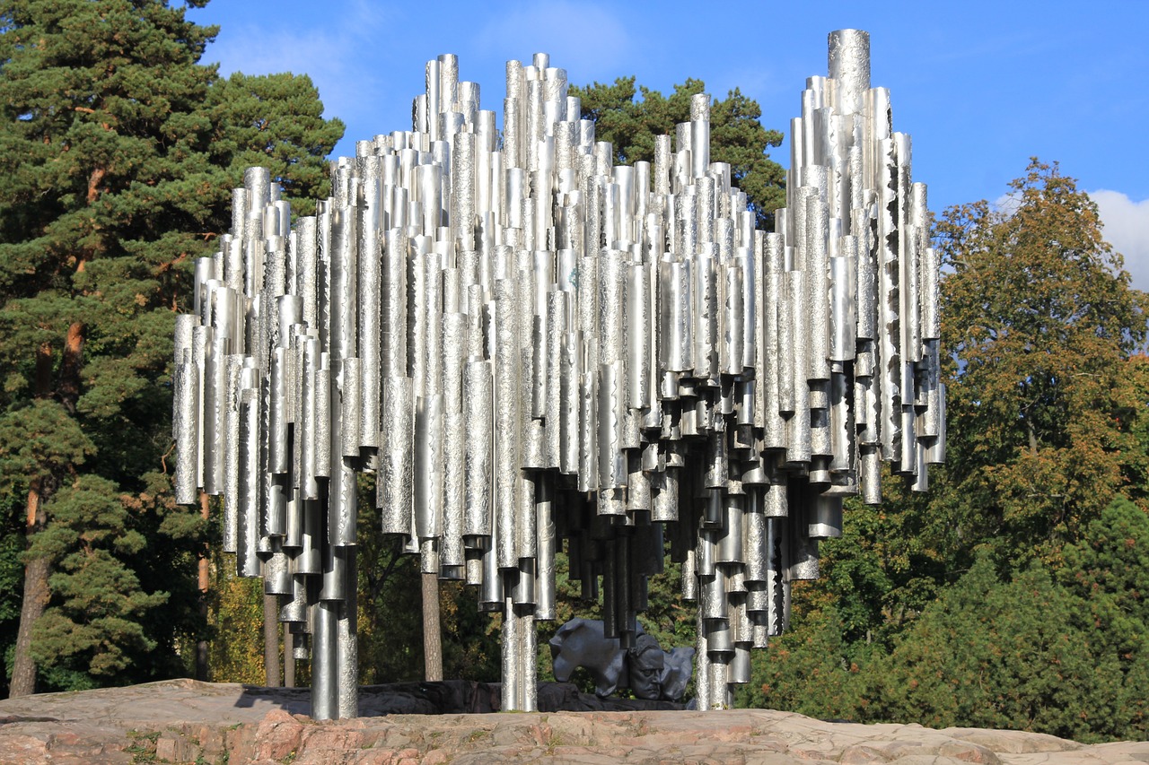 sibelius monument memorial free photo