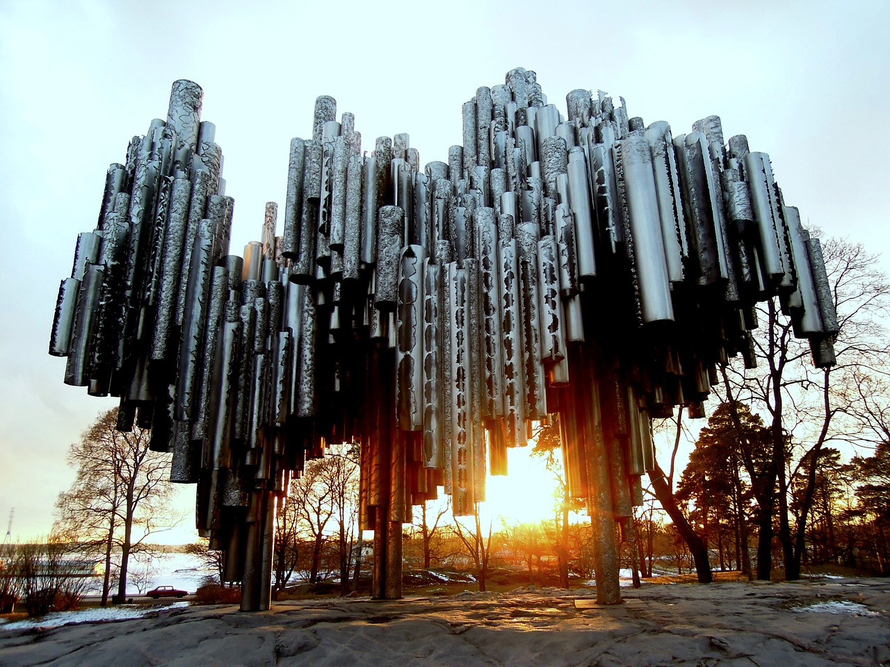 sibelius monument monument memorial free photo