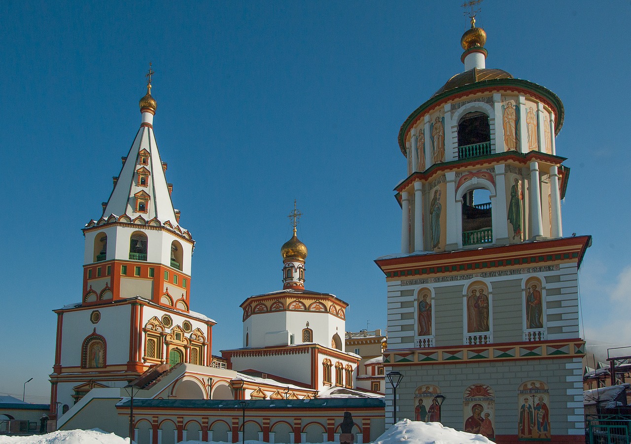 siberia irkutsk orthodox church free photo