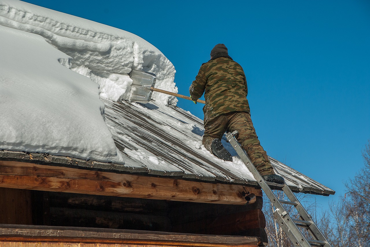 siberia snow removal roofing free photo