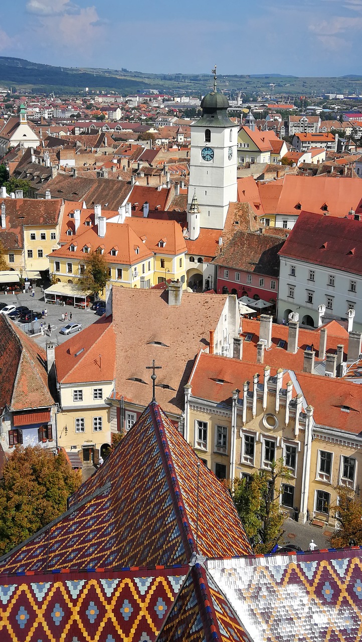Pictures from Romania: a description of Sibiu, German Hermannstadt, a  historical town in Transylvania (Romania)
