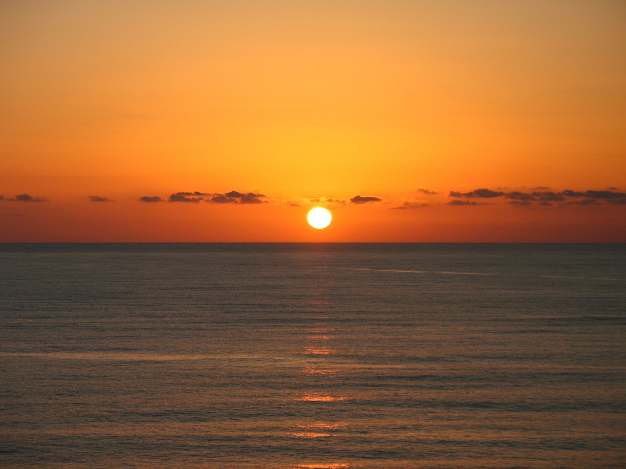 sicilian sunset sun sea free photo