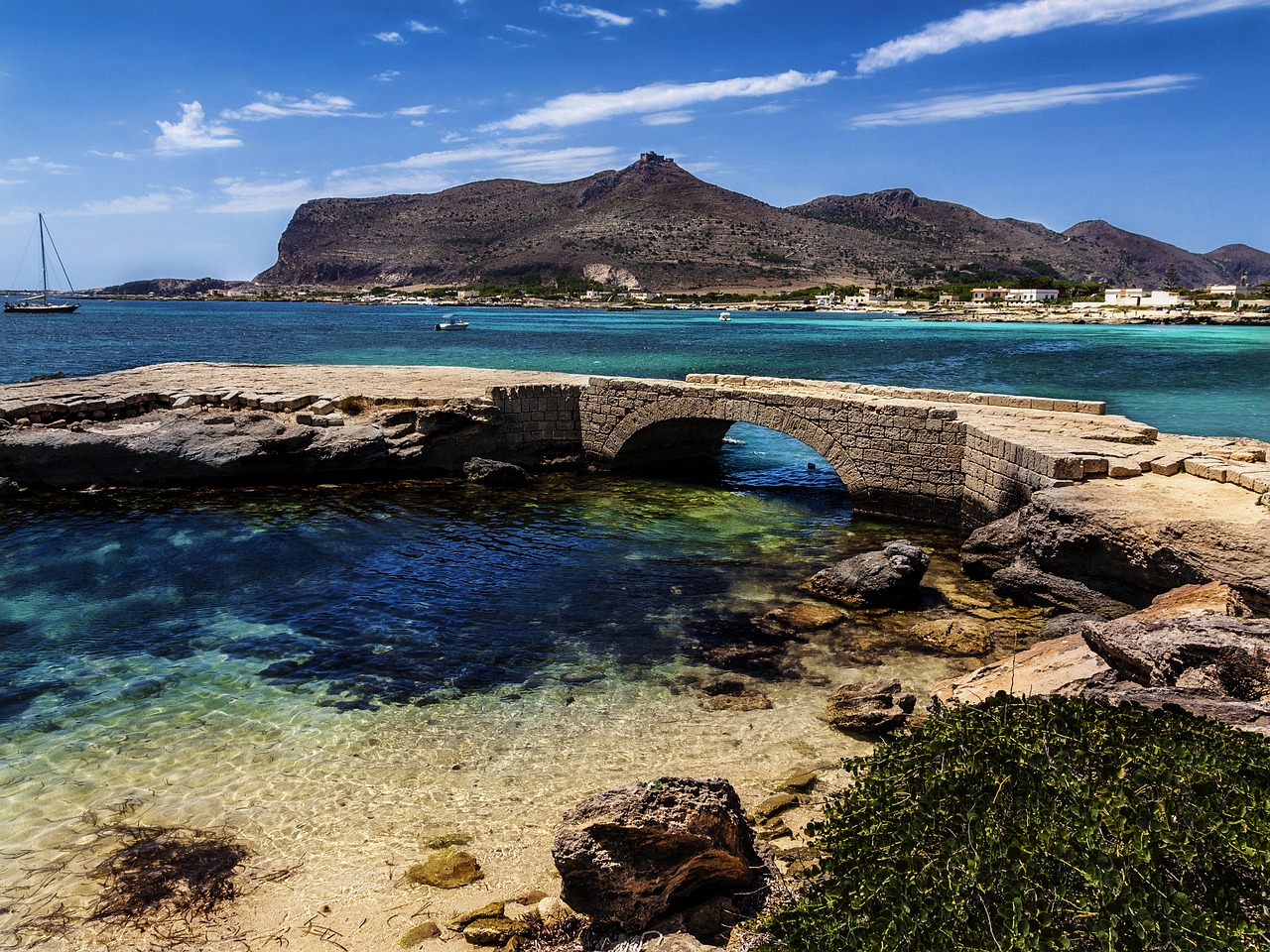 sicily islands sea free photo