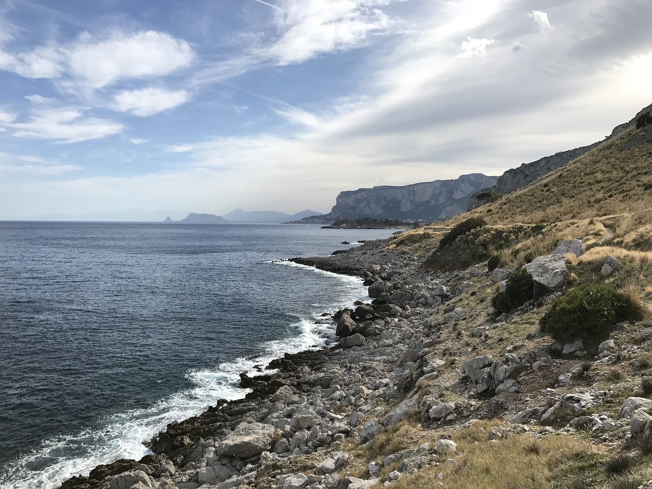 sicily sea costa free photo