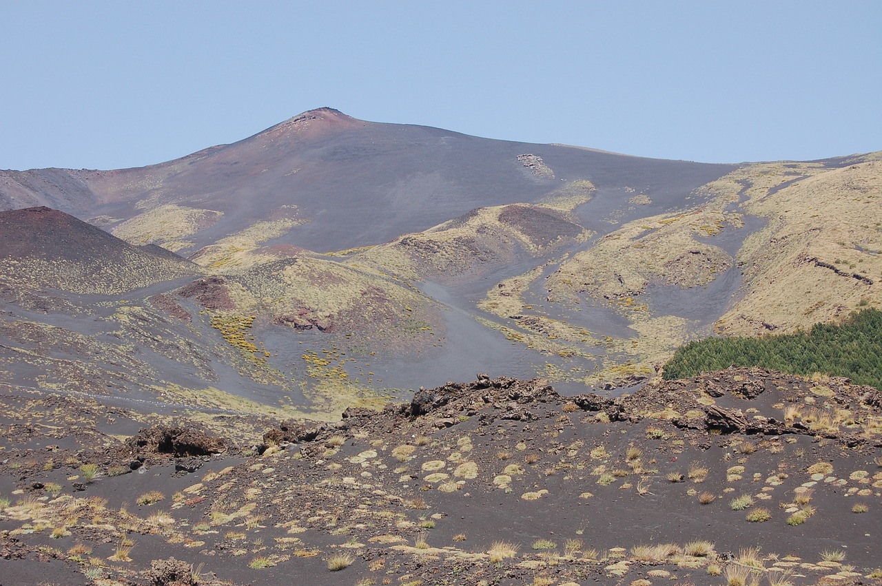sicily volcano mount etna free photo