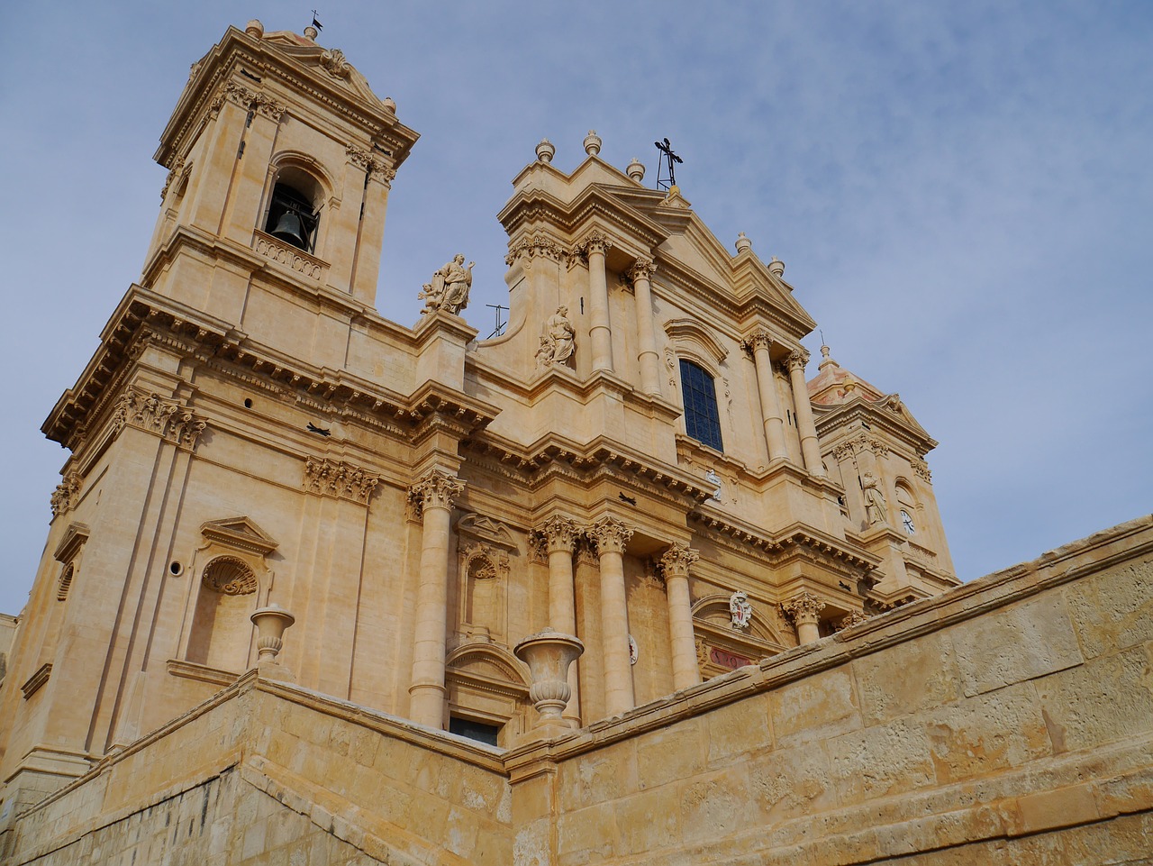 sicily noto baroque church free photo