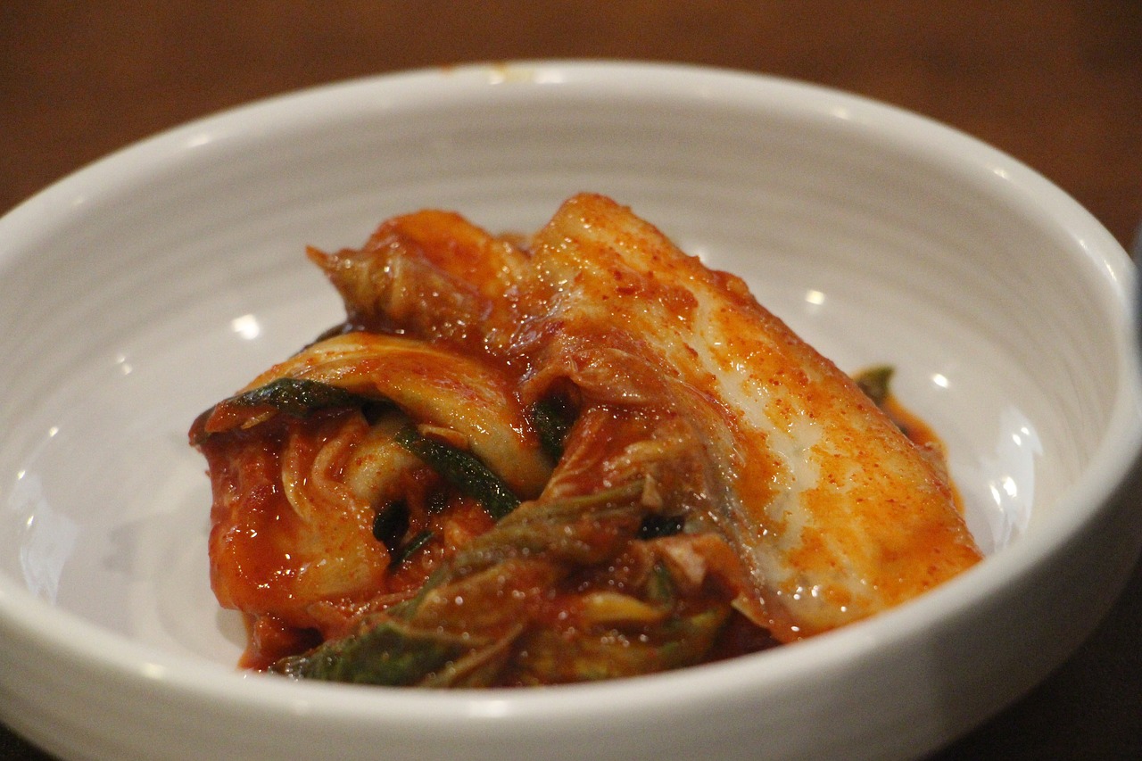 side dish kimchi free pictures free photo