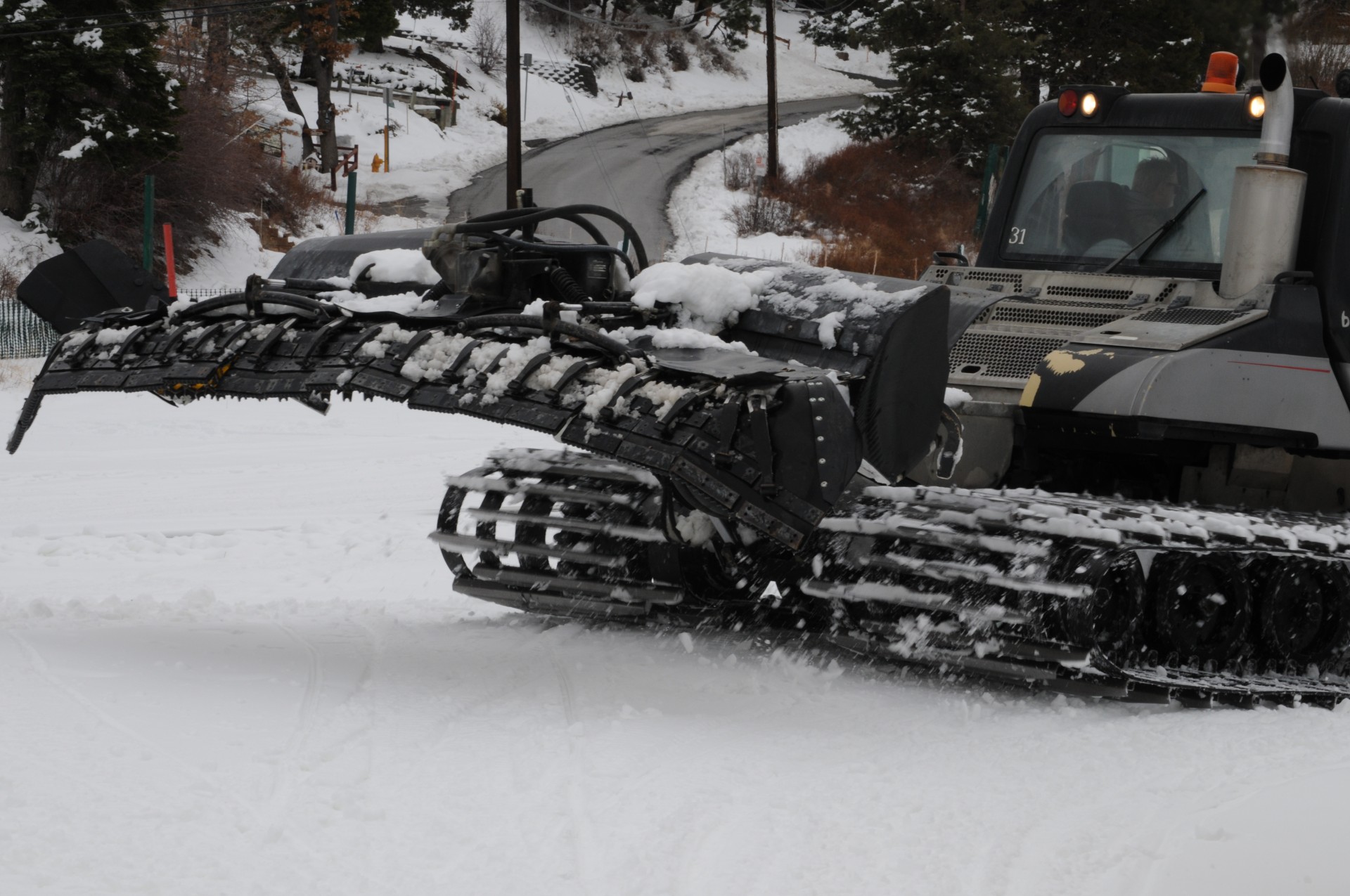 snowplow snow winter free photo