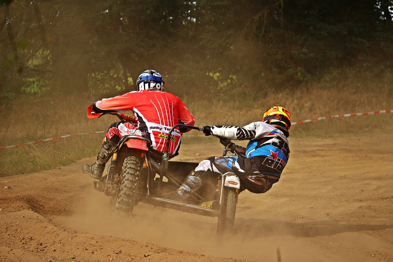sidecar motocross enduro free photo