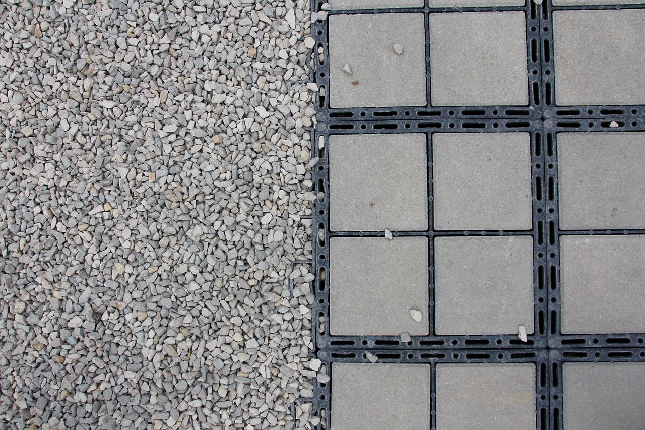 sidewalk slabs pebble free photo
