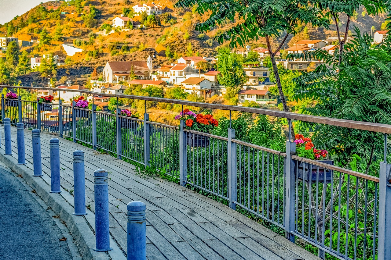 sidewalk  village  pedestrian free photo