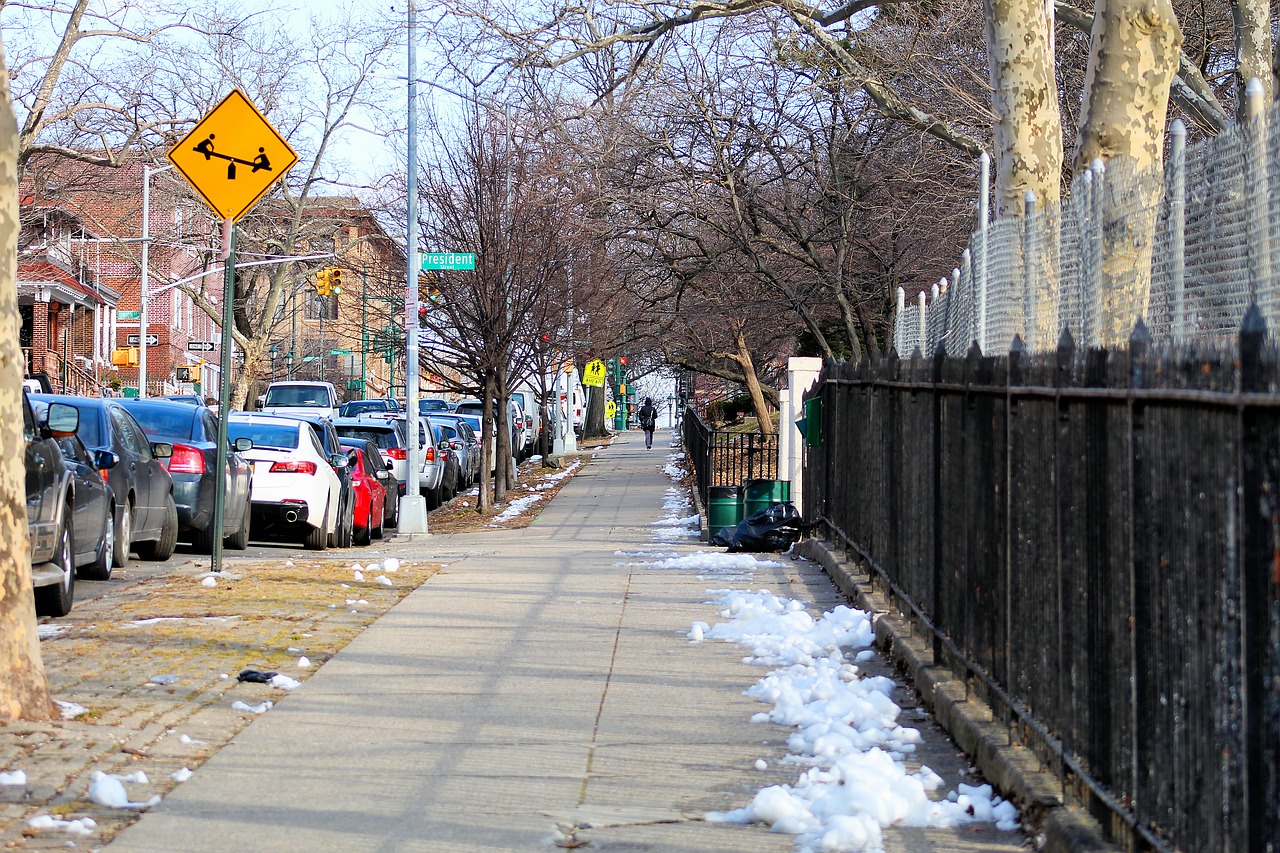 sidewalk  city  street free photo