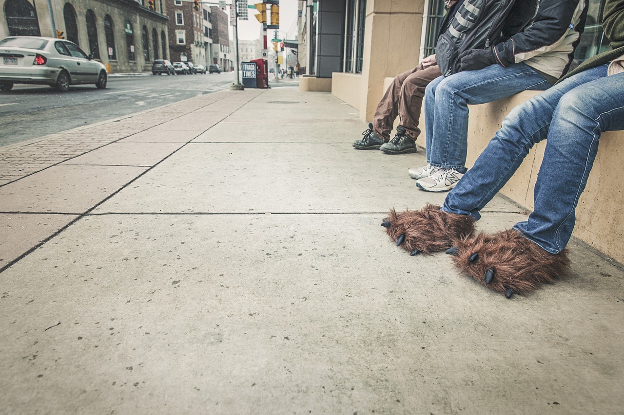 sidewalk street city free photo