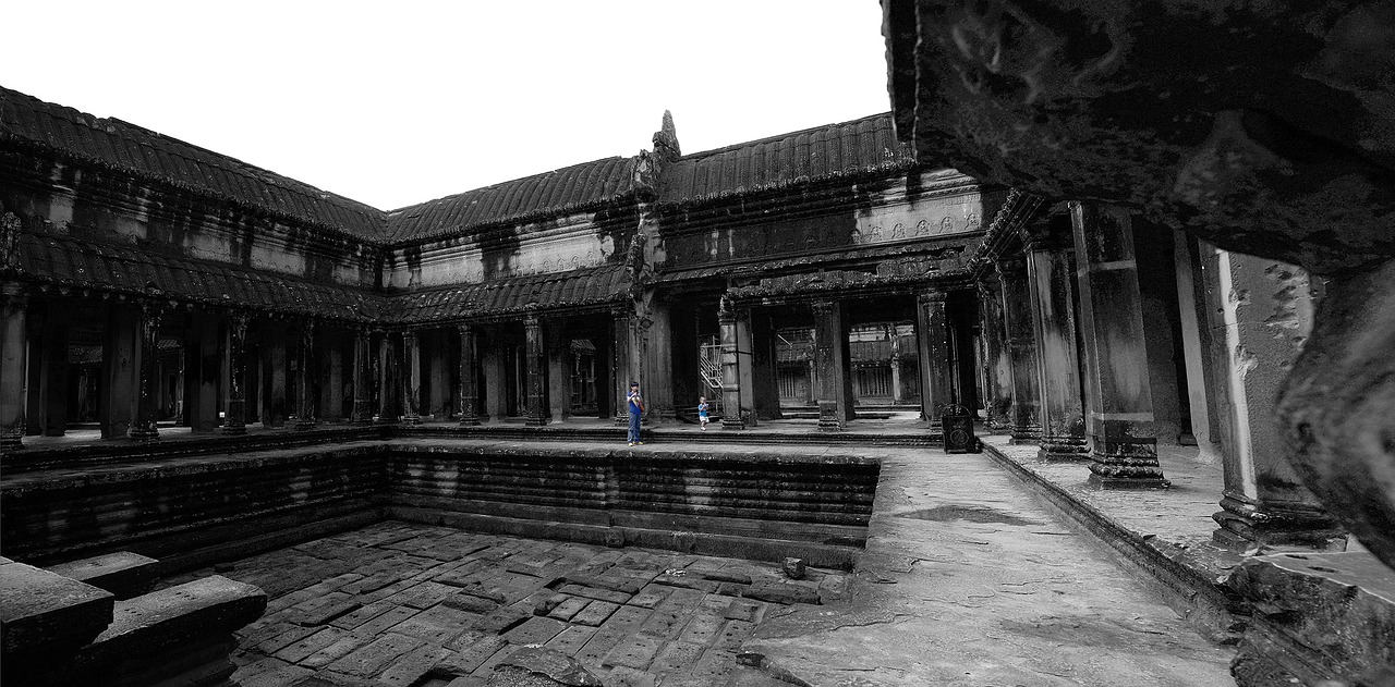 siem reap angkor wat temple free photo