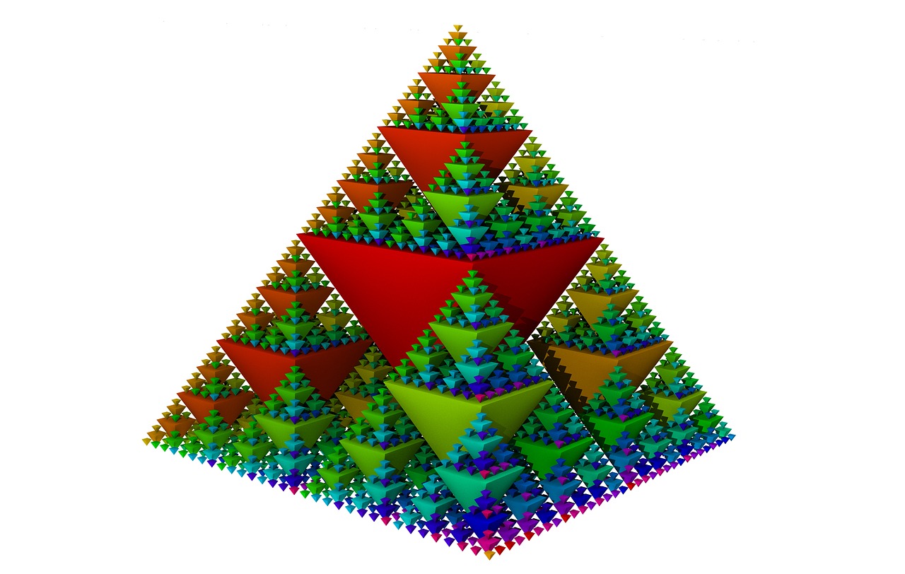 sierpinski fractal geometry free photo