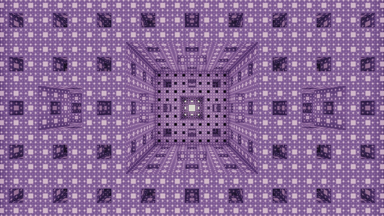 fractal recursive 3d free photo