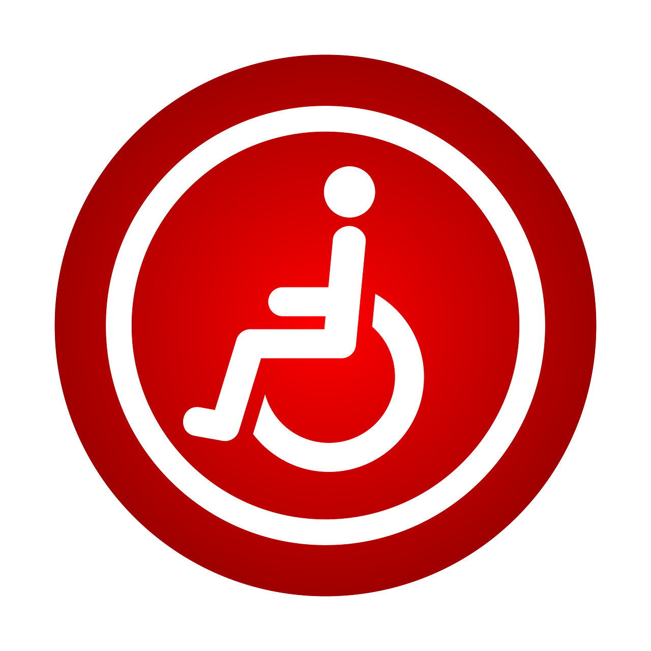 sign disabled disability free photo