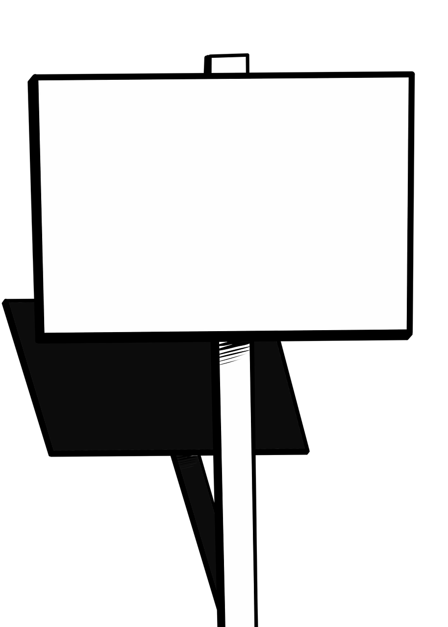 Sign protest blank strike placard free image from needpix com