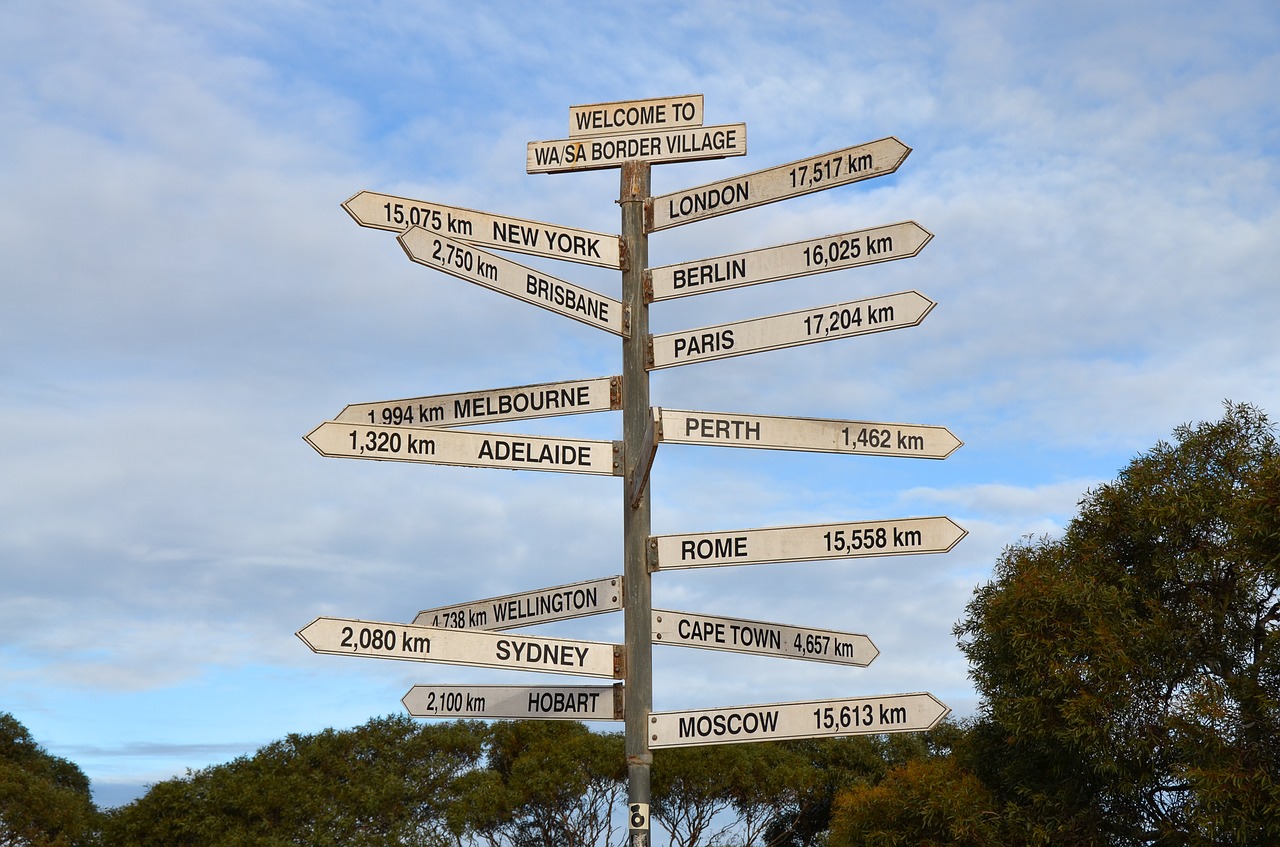 sign signpost direction free photo