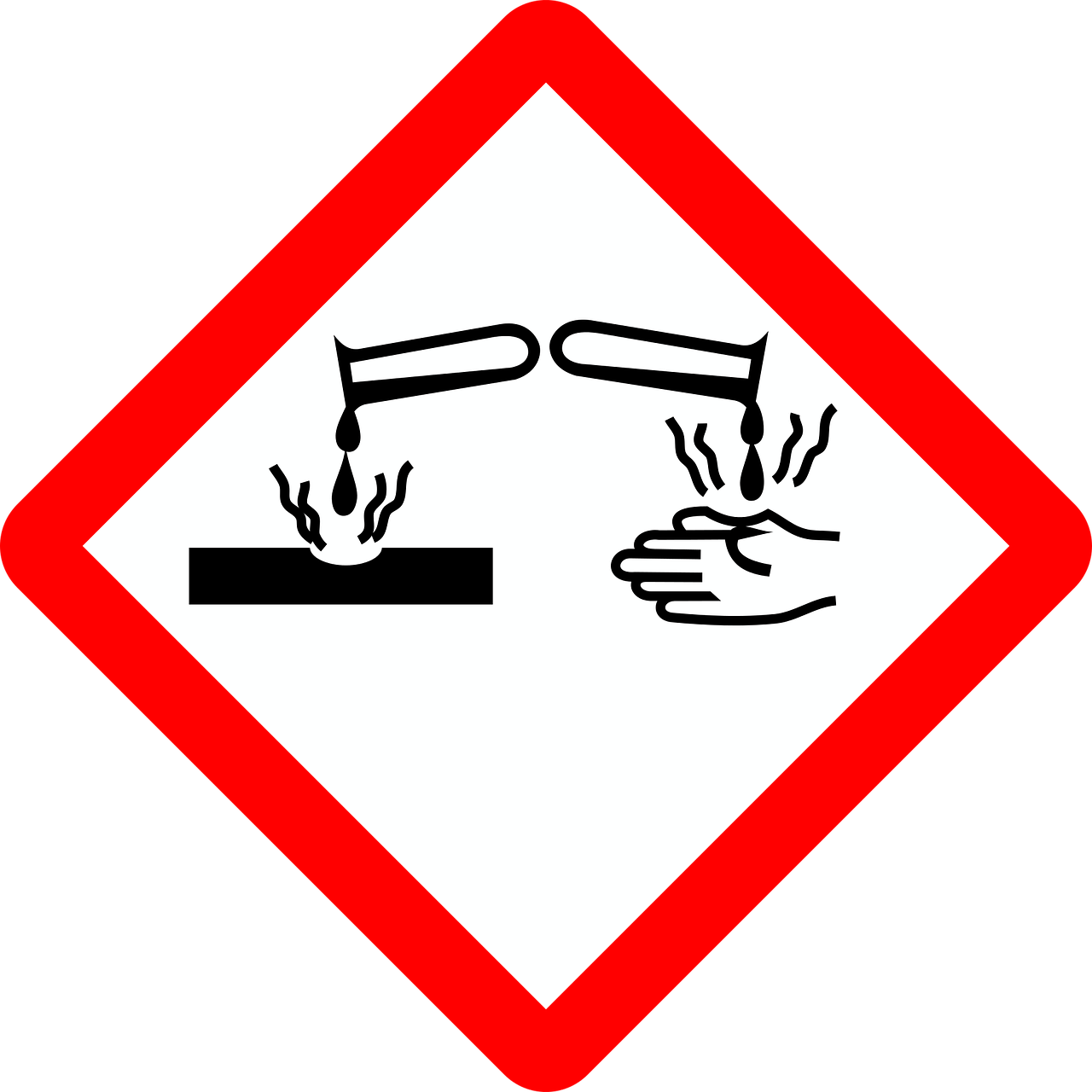 sign warning symbol free photo