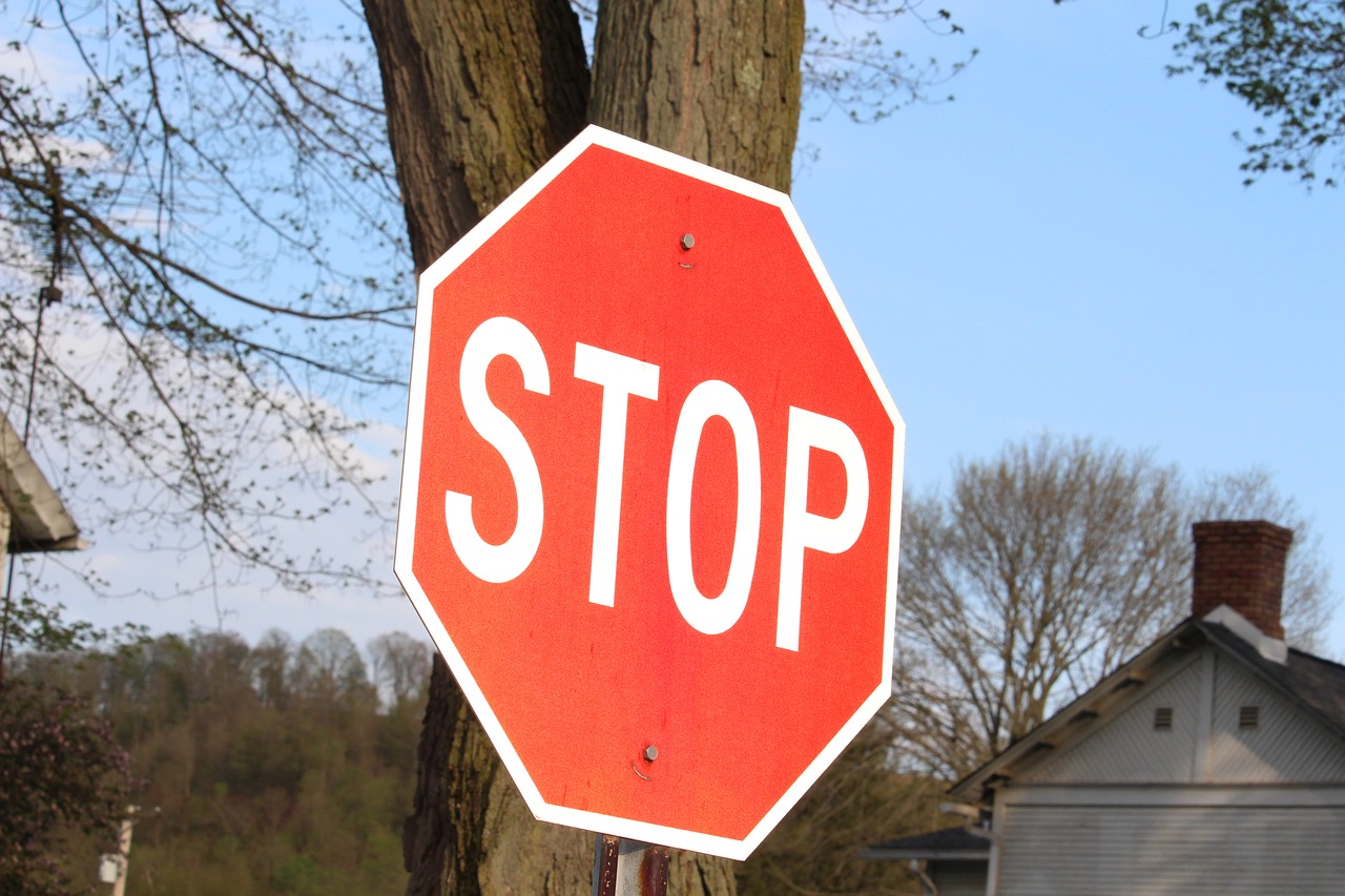 sign  stop  stop sign free photo