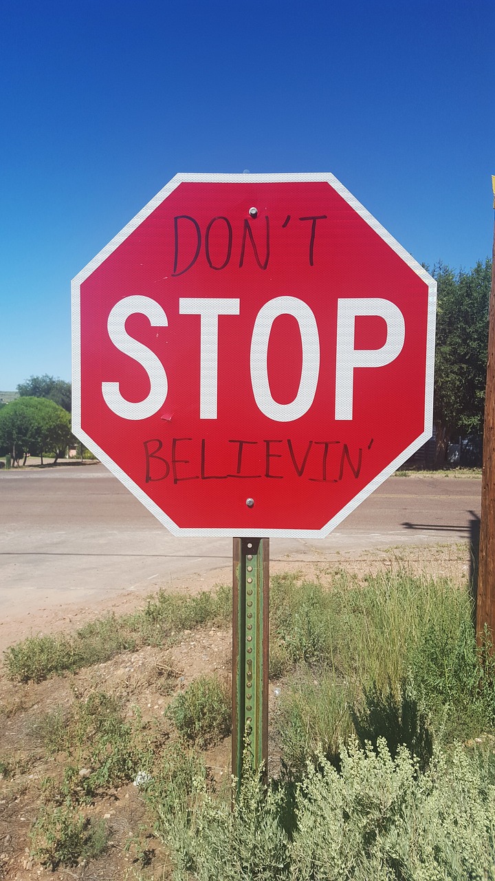 sign stop sign inspirational free photo
